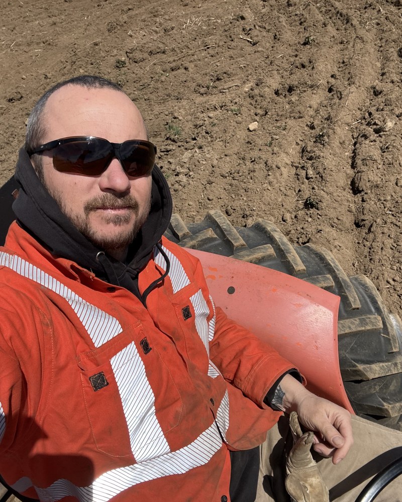 Adam Spring, Principal of Spring ECO Construction, on site in Barrie Ontario